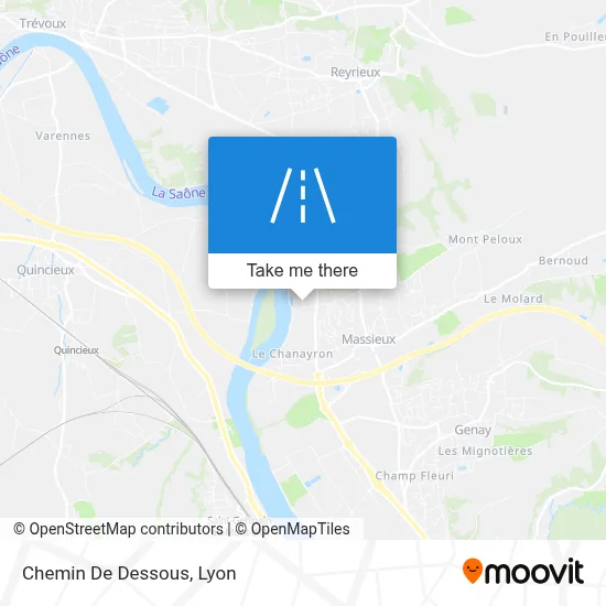 Chemin De Dessous map