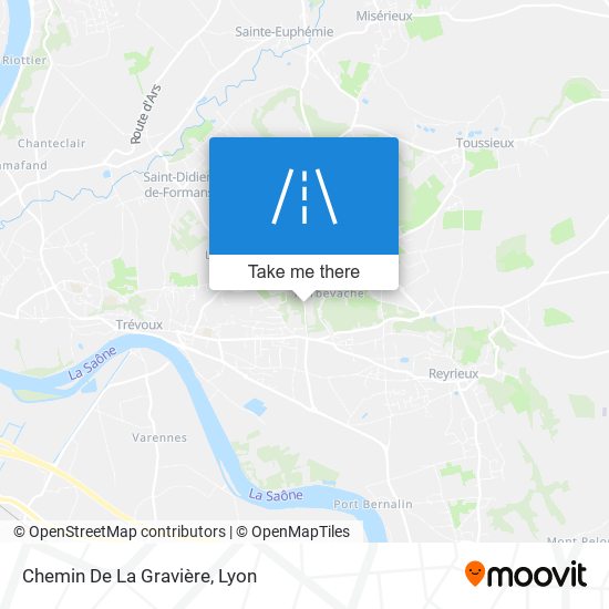 Chemin De La Gravière map