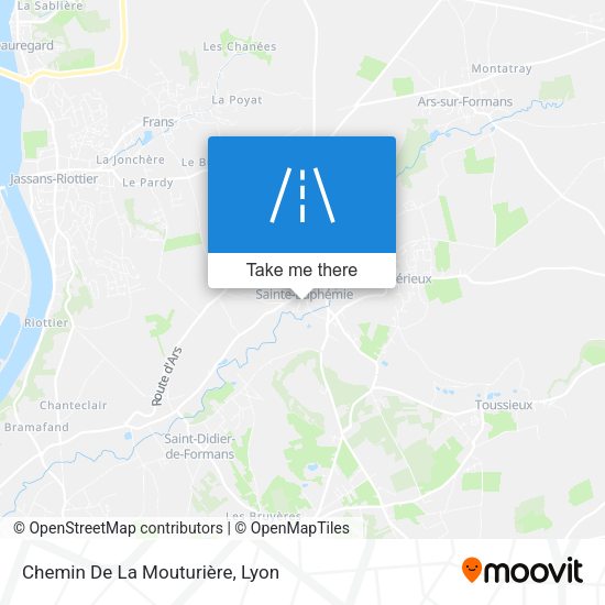Chemin De La Mouturière map