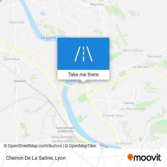 Chemin De La Saône map