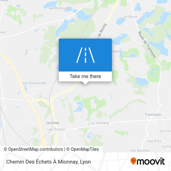 Chemin Des Échets À Mionnay map