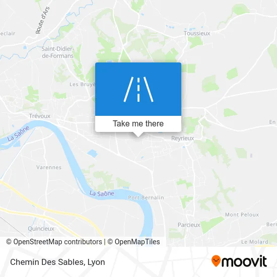Chemin Des Sables map