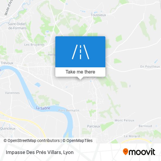 Impasse Des Prés Villars map