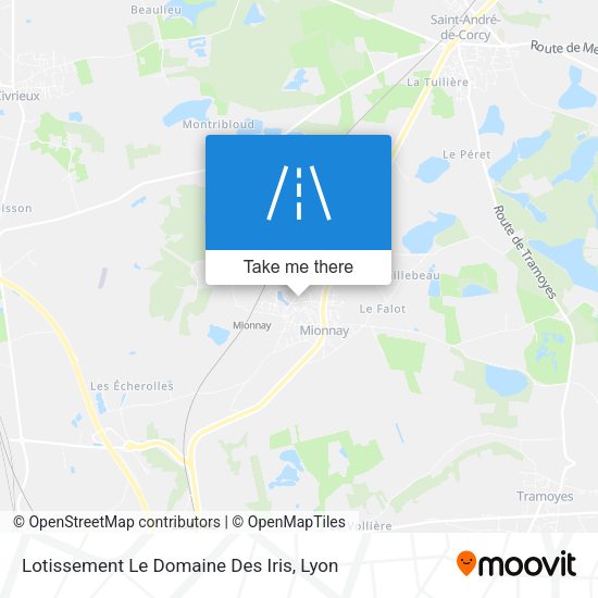 Lotissement Le Domaine Des Iris map