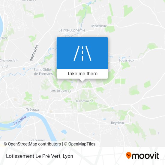 Lotissement Le Pré Vert map