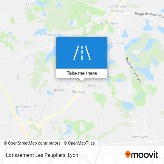 Lotissement Les Peupliers map