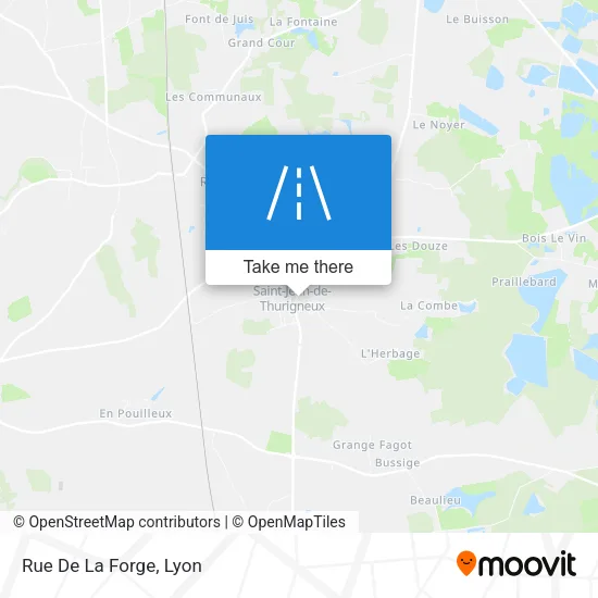 Rue De La Forge map