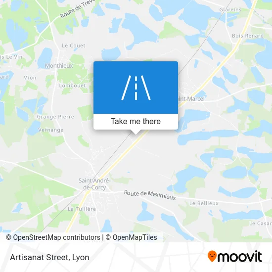 Rue De L'Artisanat map