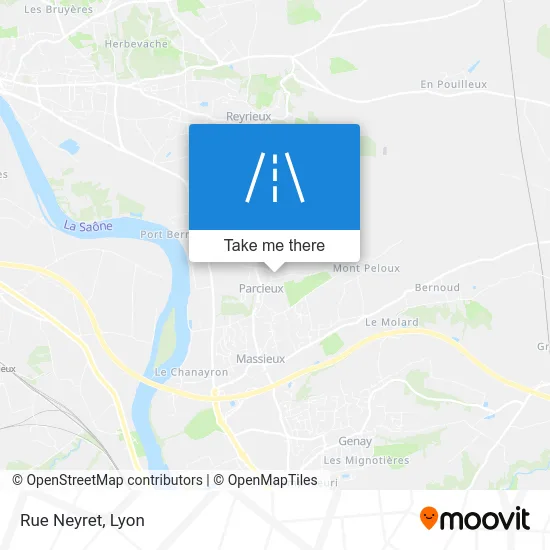 Rue Neyret map