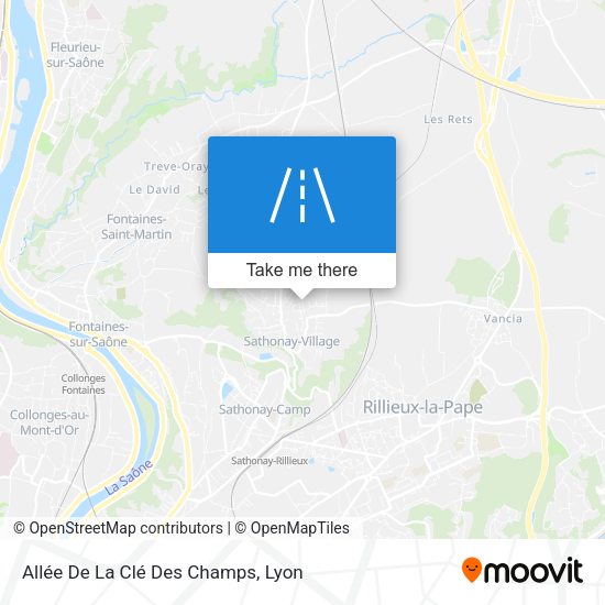 Allée De La Clé Des Champs map