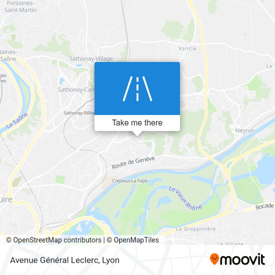 Avenue Général Leclerc map