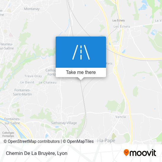 Chemin De La Bruyère map