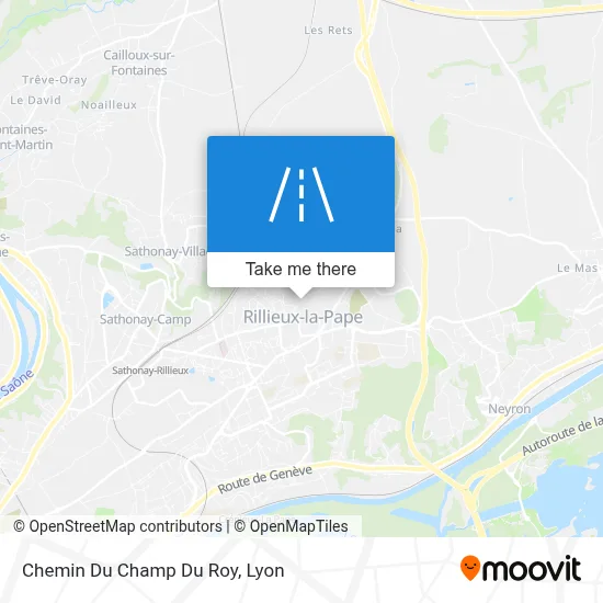 Chemin Du Champ Du Roy map