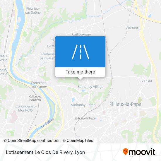 Lotissement Le Clos De Rivery map