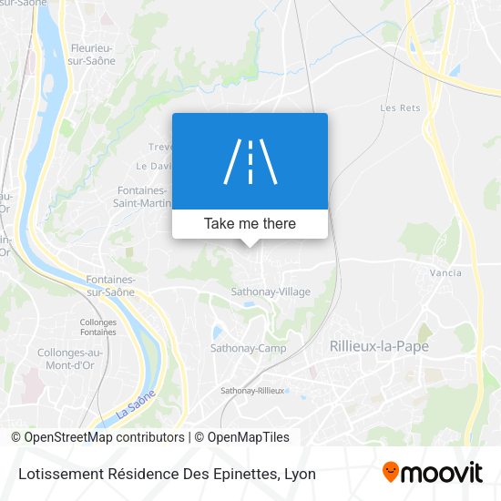 Lotissement Résidence Des Epinettes map