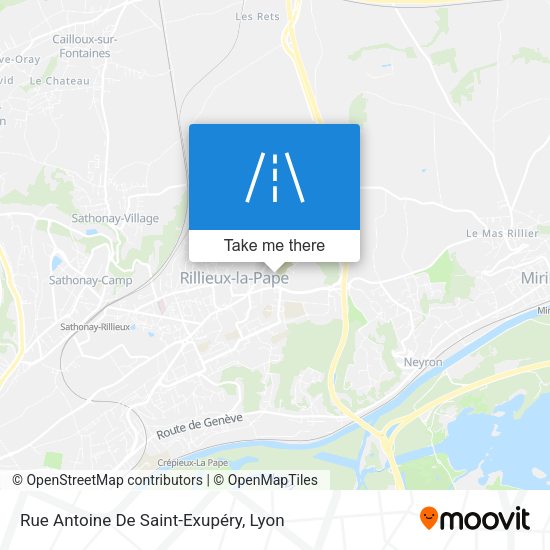 Rue Antoine De Saint-Exupéry map