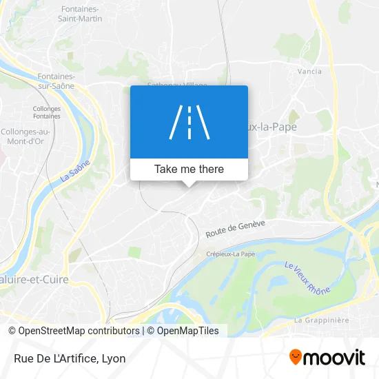 Rue De L'Artifice map