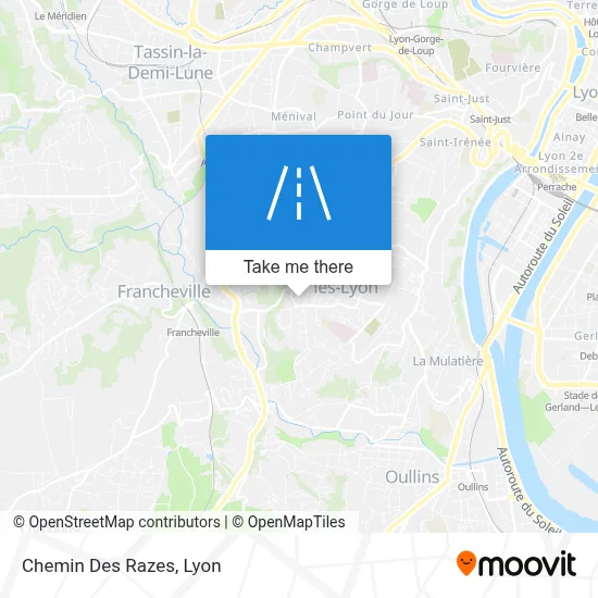 Chemin Des Razes map