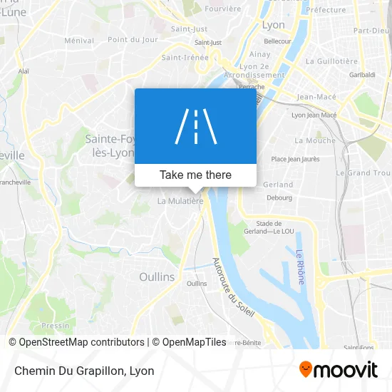 Chemin Du Grapillon map