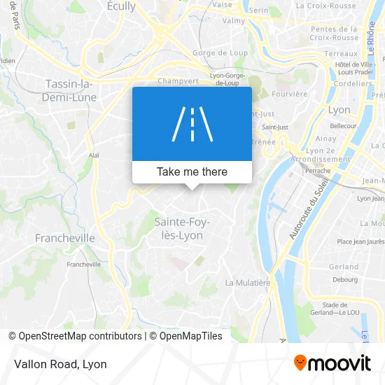 Chemin Du Vallon map