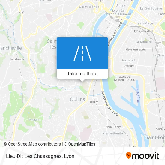 Lieu-Dit Les Chassagnes map