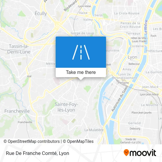 Rue De Franche Comté map