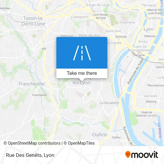 Rue Des Genêts map