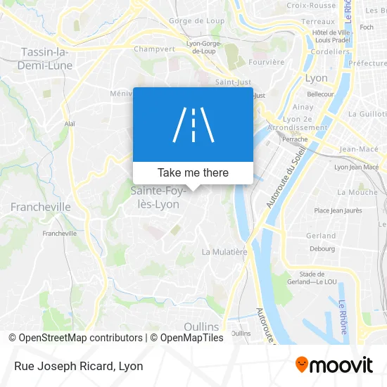 Rue Joseph Ricard map