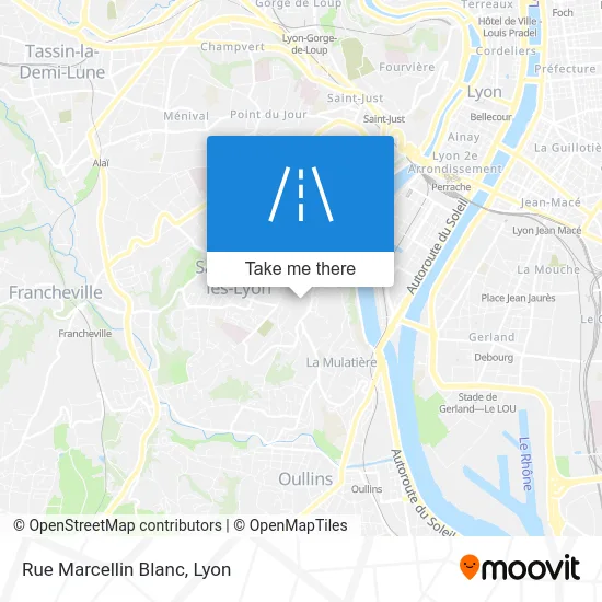 Rue Marcellin Blanc map