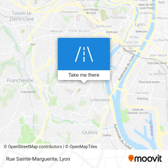 Rue Sainte-Marguerite map