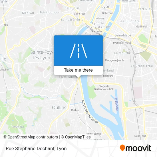 Rue Stéphane Déchant map