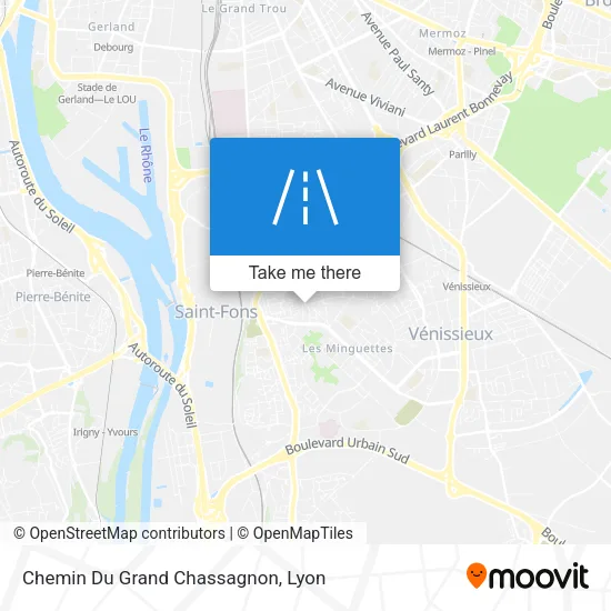 Chemin Du Grand Chassagnon map