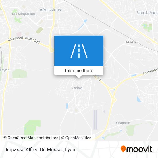 Impasse Alfred De Musset map