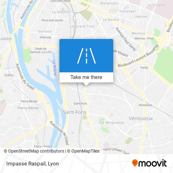 Impasse Raspail map