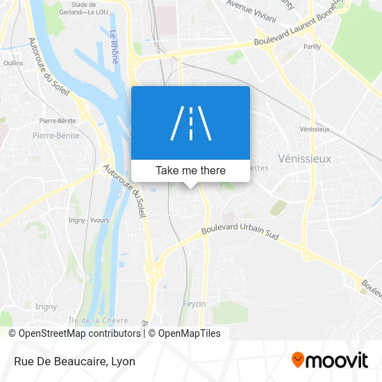 Rue De Beaucaire map