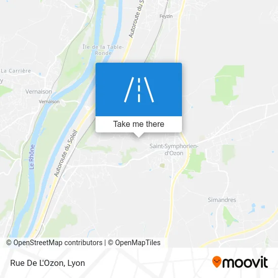 Rue De L'Ozon map