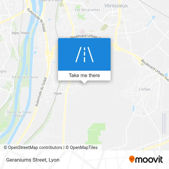 Rue Des Géraniums map