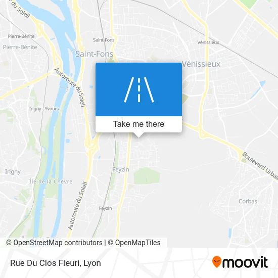 Rue Du Clos Fleuri map