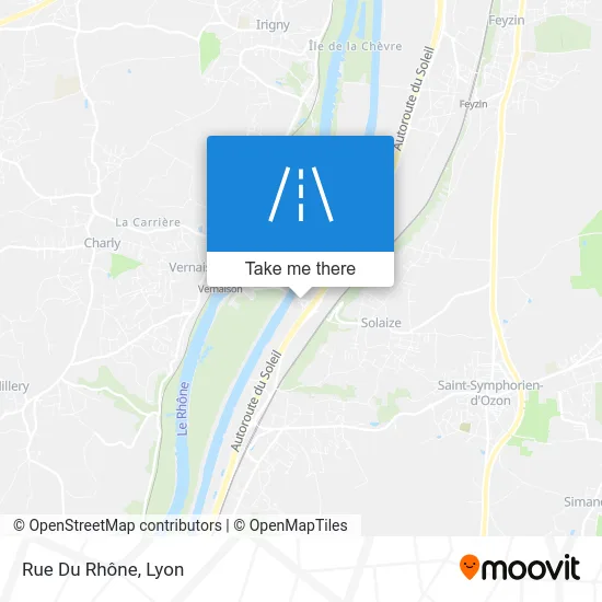 Rue Du Rhône map