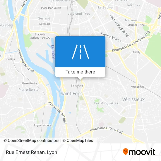 Rue Ernest Renan map