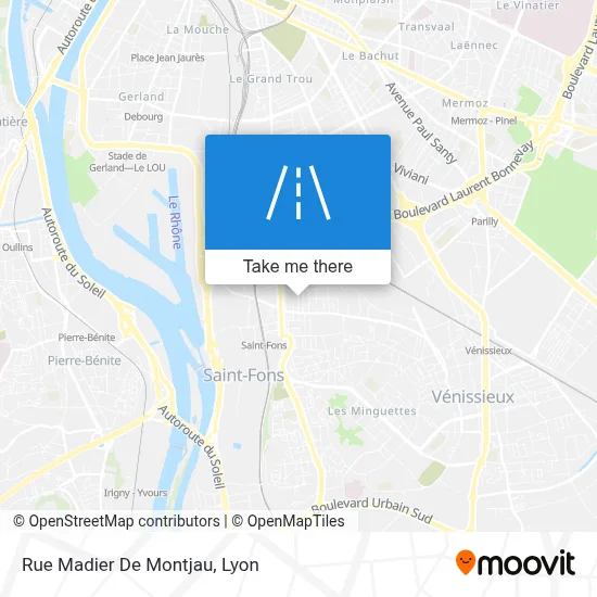 Rue Madier De Montjau map