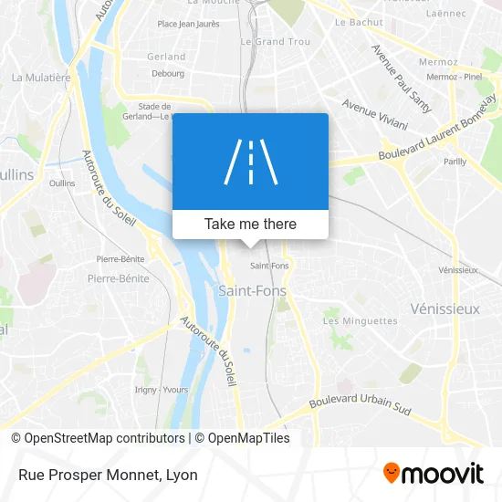 Rue Prosper Monnet map