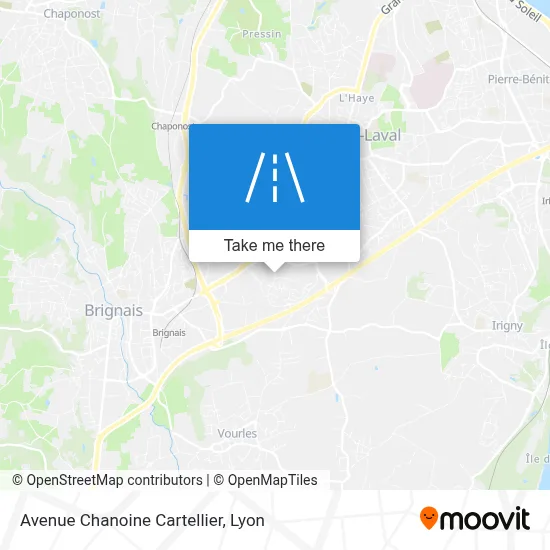 Avenue Chanoine Cartellier map