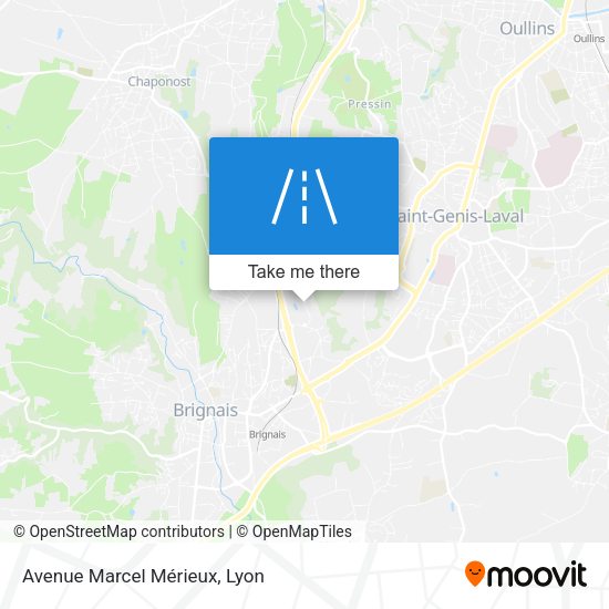 Avenue Marcel Mérieux map