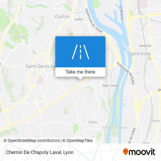 Mapa Chemin De Chapoly Laval