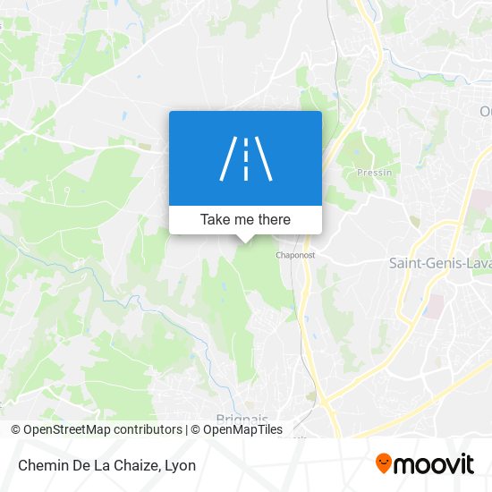 Chemin De La Chaize map