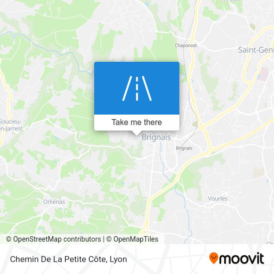 Chemin De La Petite Côte map