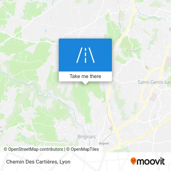 Chemin Des Cartières map
