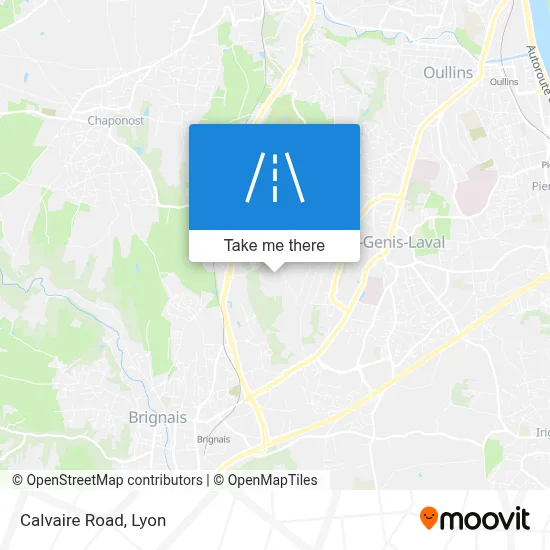 Chemin Du Calvaire map