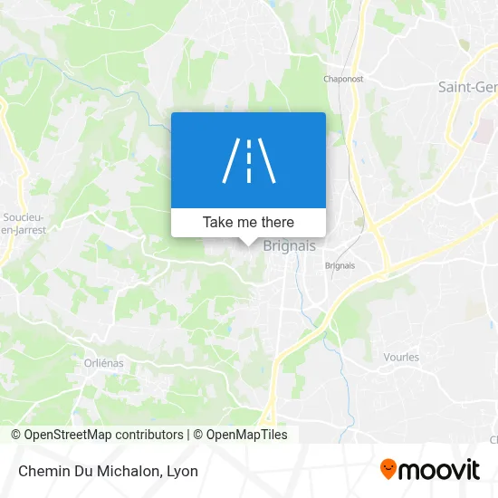 Chemin Du Michalon map